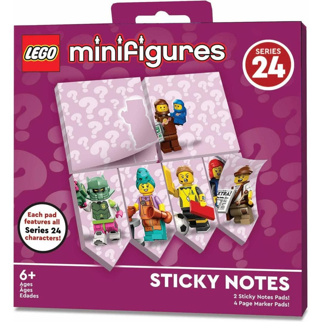 Minifigure Sticky Notes LEGO Stationery and Office Supplies set (#53477-1, 2024)