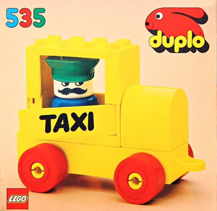 Taxi LEGO set (#535-2, 1977)