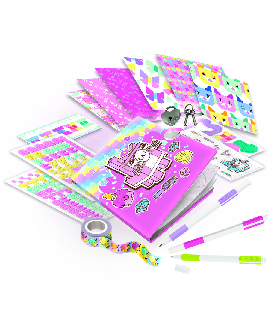 Cat Secret Diary LEGO Stationery and Office Supplies set (#53594-1, 2025)