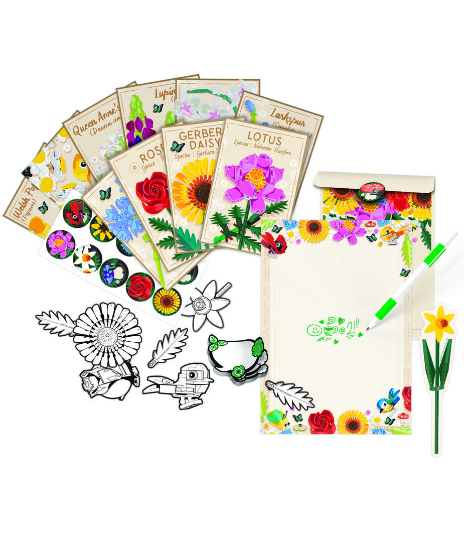 Botanicals Stationery Box Set LEGO Stationery and Office Supplies set (#53599-1, 2025)