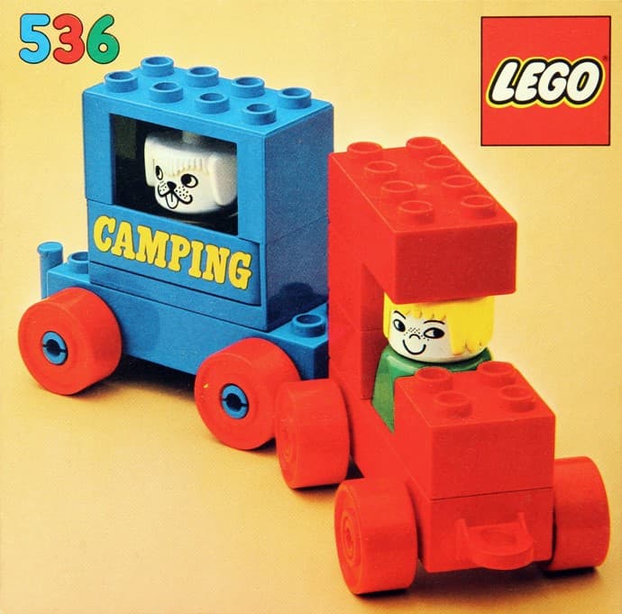 Camping LEGO set (#536-1, 1977)