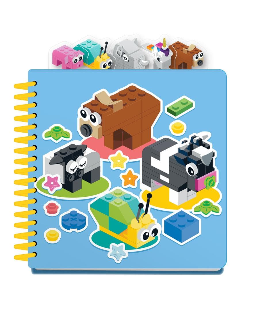 Animals Tab Notebook LEGO Stationery and Office Supplies set (#53619-1, 2025)