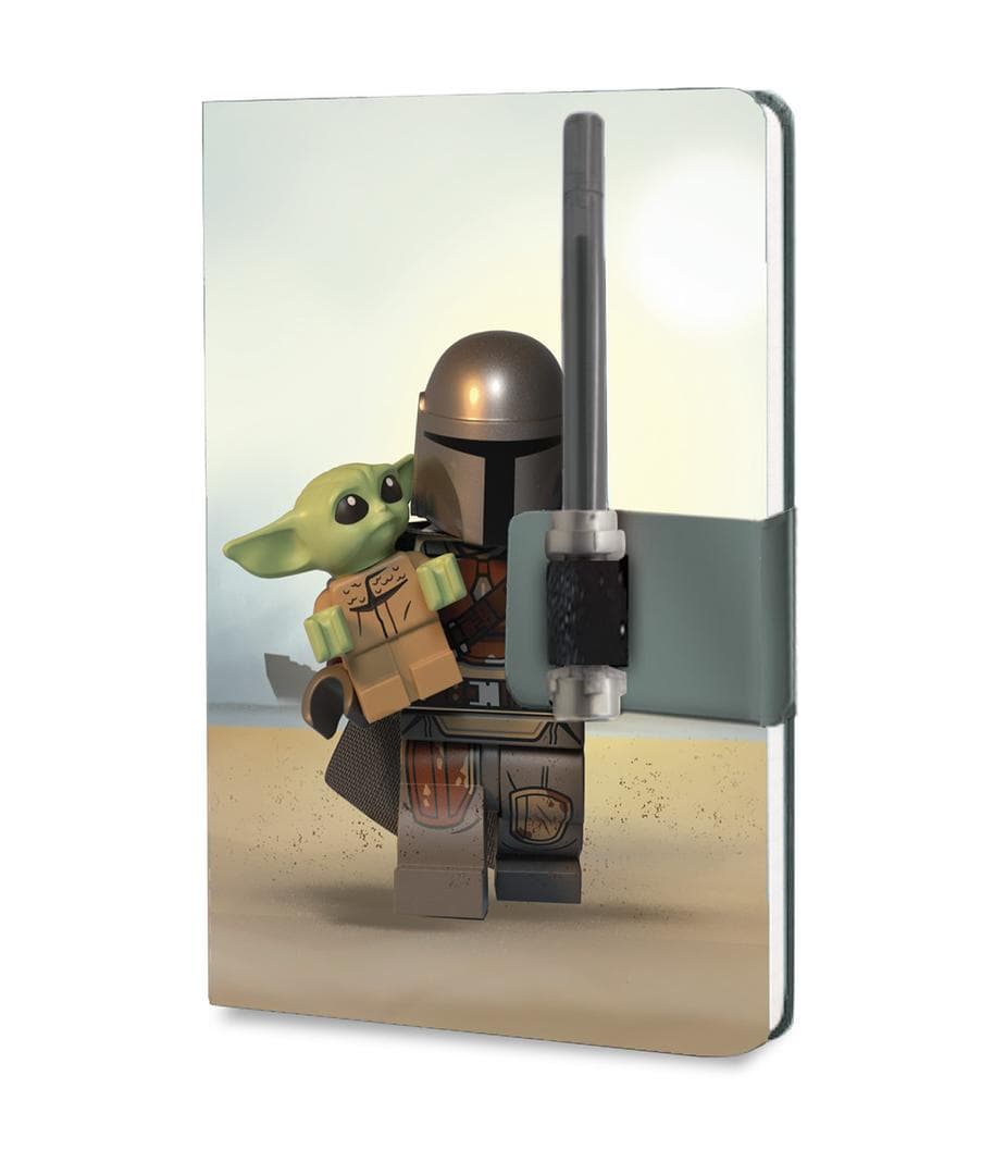 Star Wars Mandalorian Notebook and Pen LEGO Stationery and Office Supplies set (#53688-1, 2025)