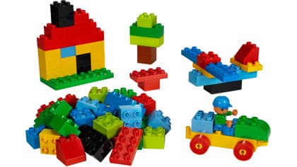 Large Brick Box - Green Plate LEGO set (#5380-2)