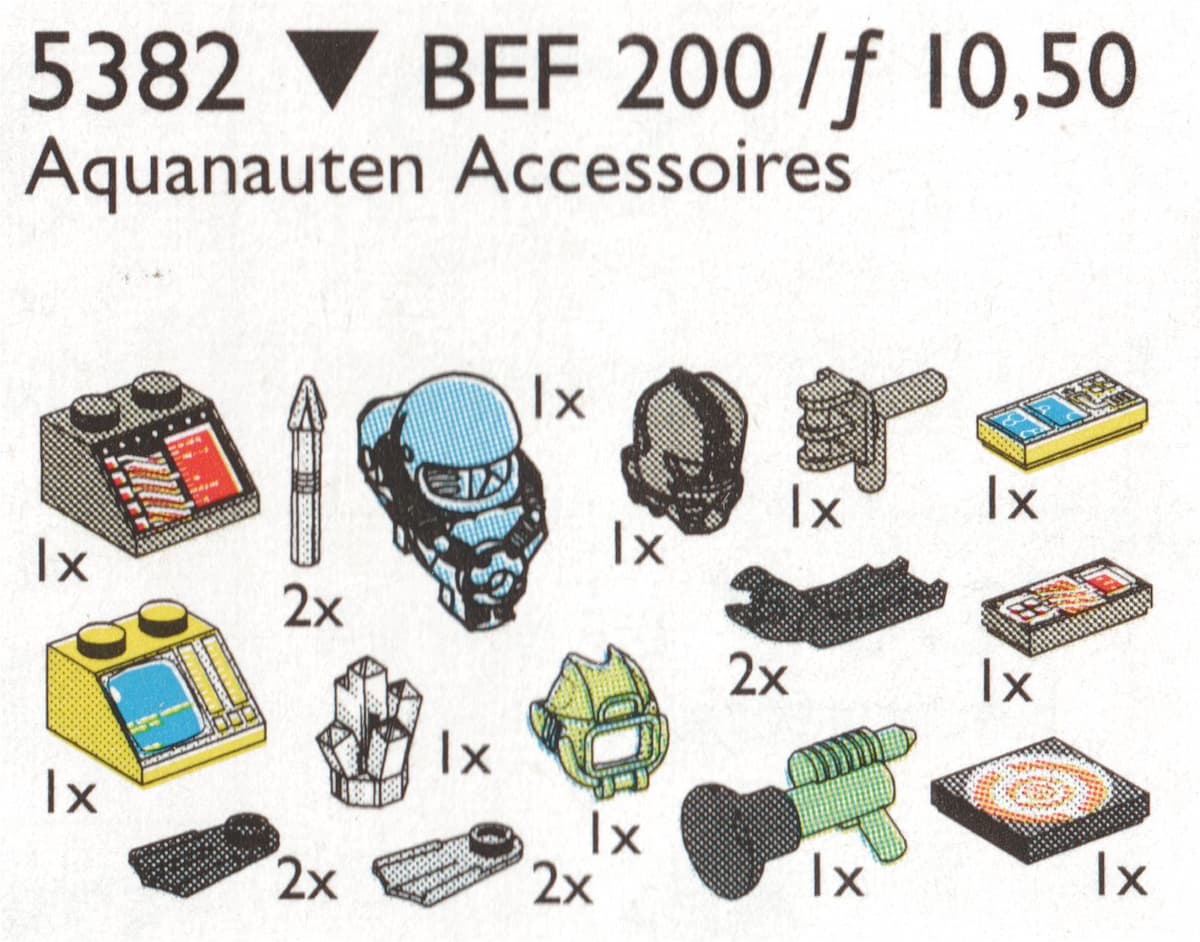 Aquazone Accessories LEGO set (#5382-1)