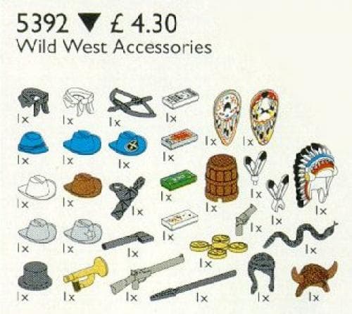 Wild West Accessories LEGO set (#5392-1)
