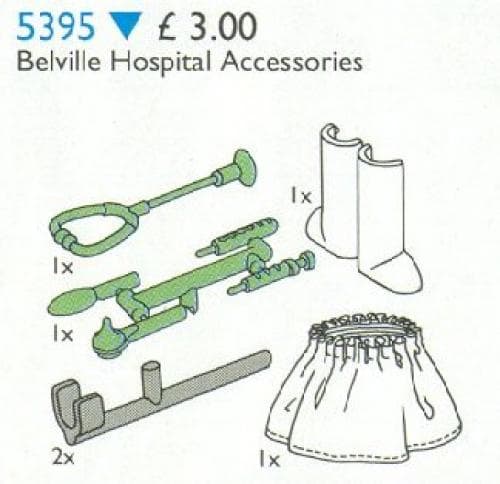 Belville Hospital Accessories LEGO set (#5395-1)