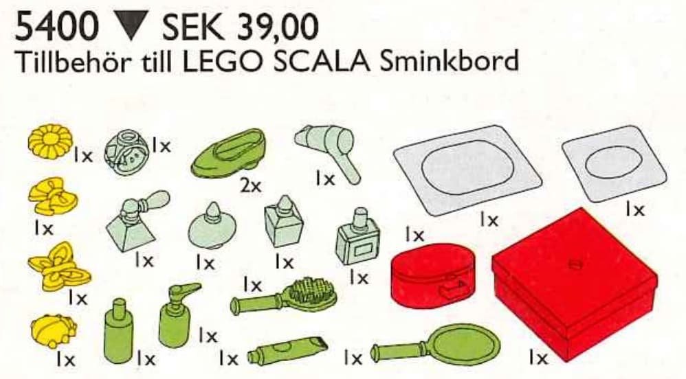 Fashion Accessories LEGO set (#5400-1)
