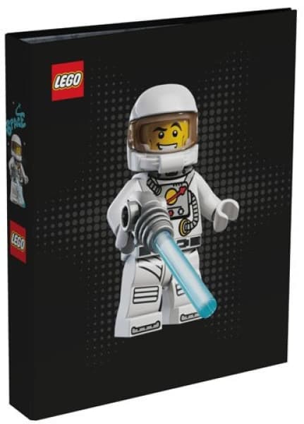 Spaceman Ring Binder (4-Rings) LEGO Stationery and Office Supplies set (#5410574466570-1, 2018)
