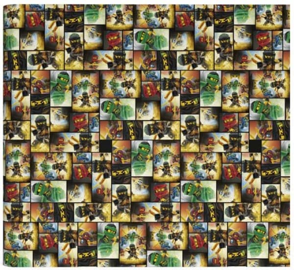 Ninjago Master Wu Wrapping Paper LEGO Stationery and Office Supplies set (#5410574466679-1, 2018)