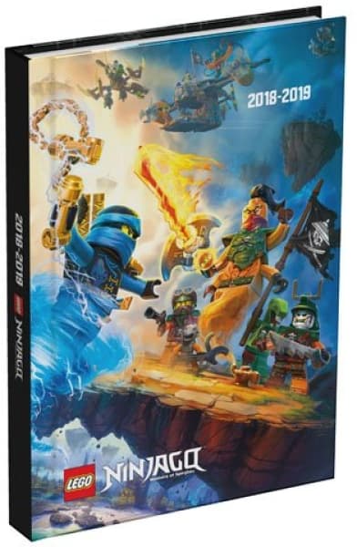 Ninjago Lightning Battle 2018-2019 Diary LEGO Stationery and Office Supplies set (#5410574466808-1, 2018)