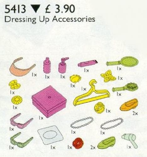 Dressing Up Accessories LEGO set (#5413-1)