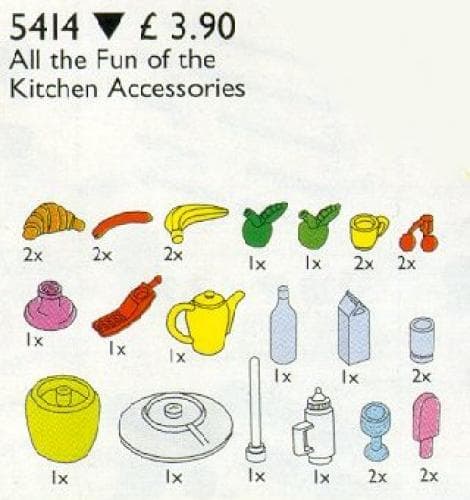 Kitchen Set LEGO set (#5414-1, 1999)