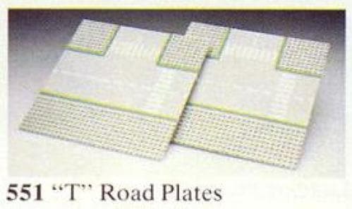 T Road Plates LEGO set (#551-1, 1979)