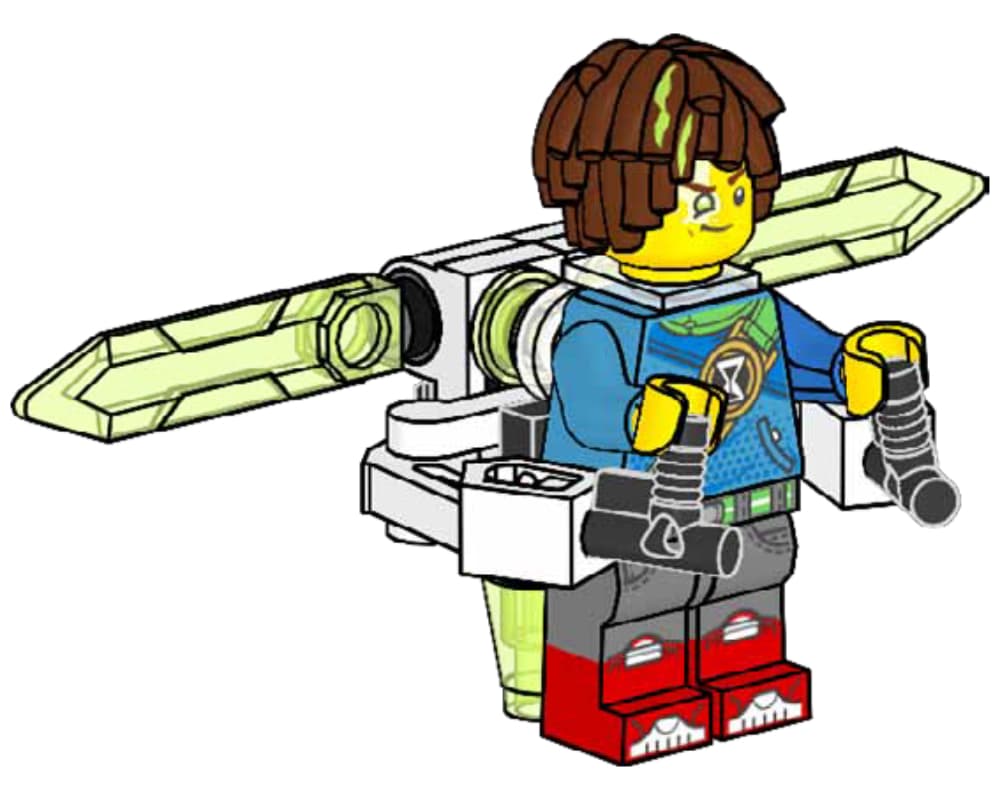 Mateo with Jet Pack LEGO set (#552402-1)
