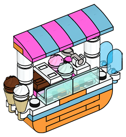 Ice Cream Shop LEGO Friends set (#562407-1, 2024)