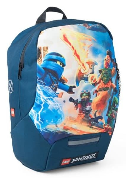 Ninjago Lightning Battle Junior Backpack LEGO Bags, Totes, & Luggage set (#5711013052430-1, 2018)