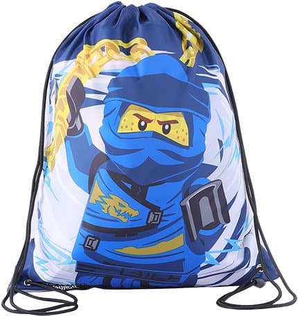 Ninjago Jay Gym Bag LEGO Bags, Totes, & Luggage set (#5711013073886-1, 2020)