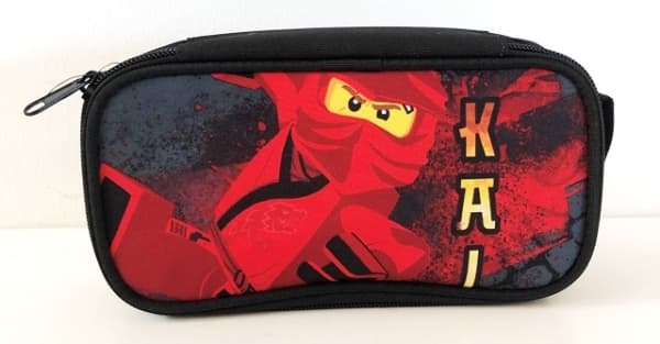 Ninjago Dragon Master Kai Pencil Case LEGO Stationery and Office Supplies set (#5711013074142-1, 2020)