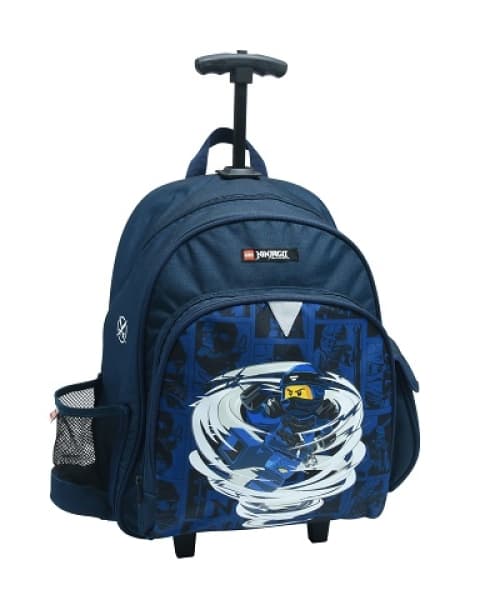 Ninjago Spinjitzu Jay Backpack Trolley LEGO Bags, Totes, & Luggage set (#5711013074265-1, 2020)