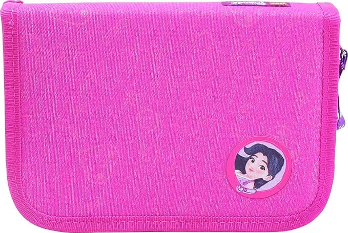 Friends Pink Pencil Case with Pencils LEGO Stationery and Office Supplies set (#5711013077655-1, 2017)