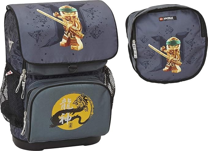 Ninjago Golden Lloyd Backpack LEGO Bags, Totes, & Luggage set (#5711013084974-1, 2021)