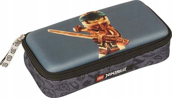Ninjago Golden Lloyd Pencil Case LEGO Stationery and Office Supplies set (#5711013086312-1, 2021)