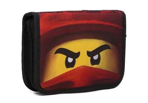 Ninjago Kai Pencil Case with Pencils LEGO Stationery and Office Supplies set (#5711013097806-1, 2022)
