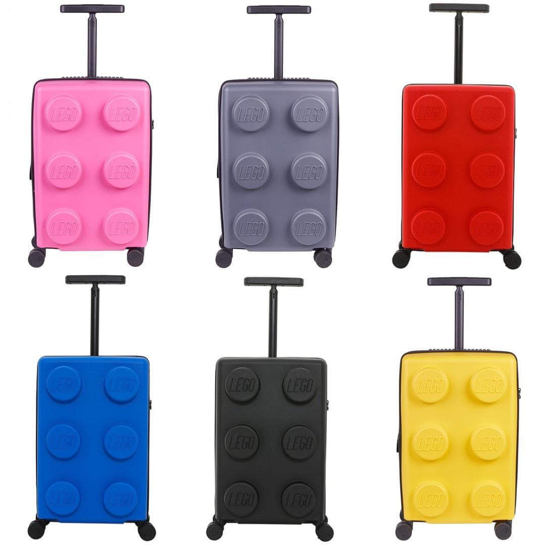 Brick Suitcase Trolley (All Colors) LEGO Bags, Totes, & Luggage set (#5711013136031-1, 2021)