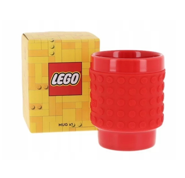 Red Ceramic Mug LEGO Houseware set (#575159-1, 2023)