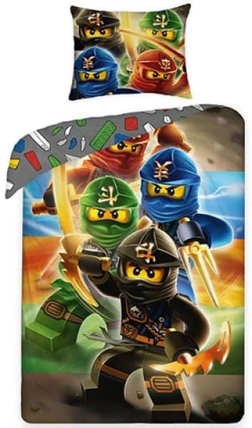 Ninjago Duvet Set LEGO Houseware set (#5902729040204-1, 2019)