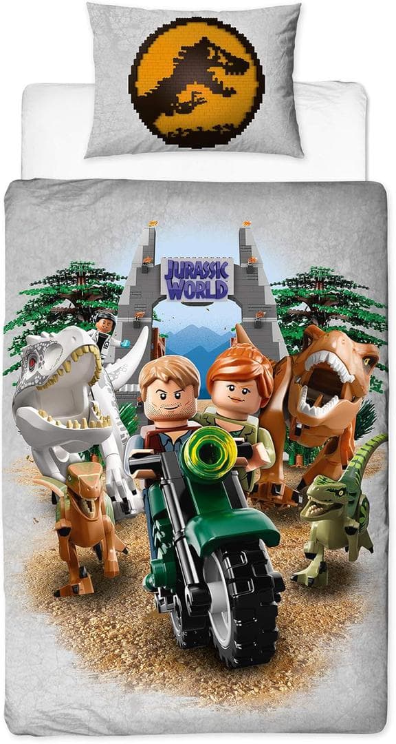 Jurassic World Duvet Set LEGO Houseware set (#5902729043274-1, 2018)