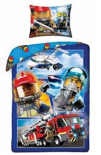 City Fire Duvet Set LEGO Houseware set (#5902729045087-1, 2019)