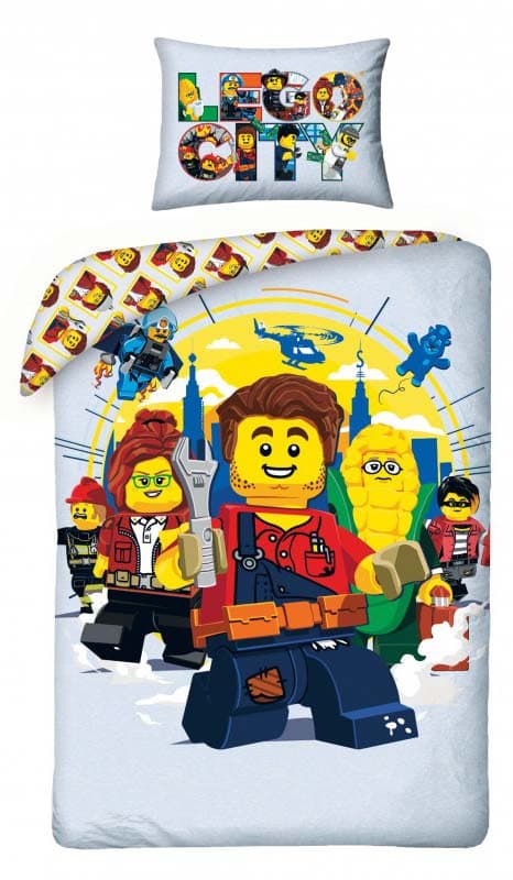 City Harl Hubbs Duvet Set LEGO Houseware set (#5904209604722-1, 2021)