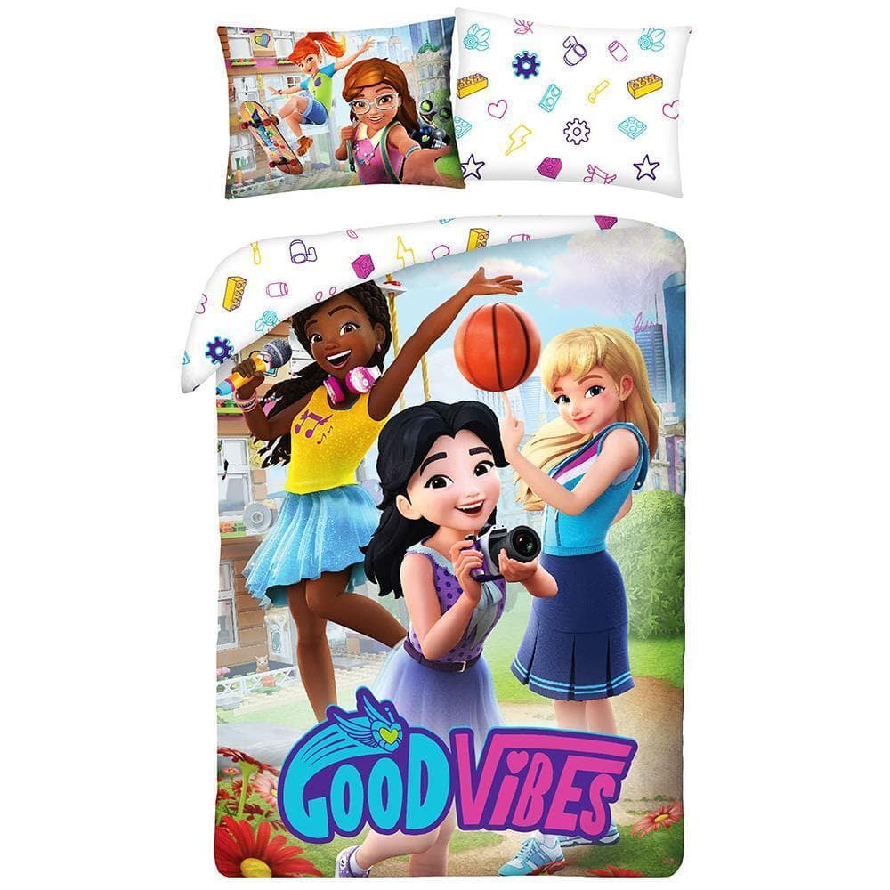 Friends Good Vibes Duvet Set LEGO Houseware set (#5904209604739-1, 2021)