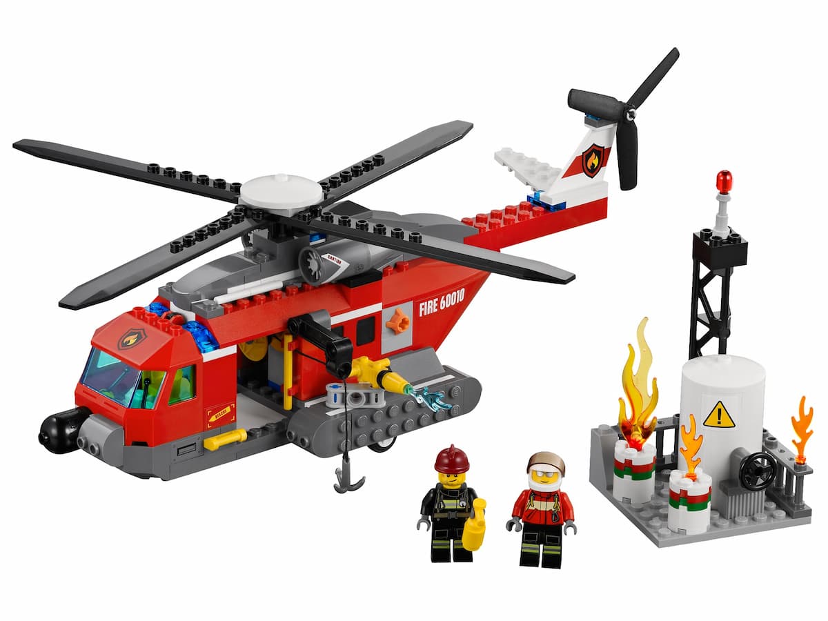 Fire Helicopter LEGO set (#60010-1)