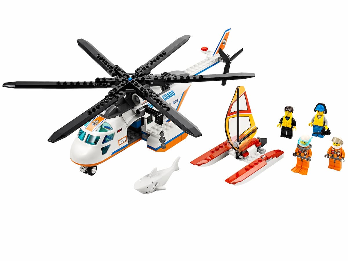 Coast Guard Helicopter LEGO set (#60013-1)