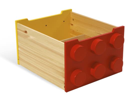 Rolling Storage Box (Red and Yellow) LEGO set (#60030-1)
