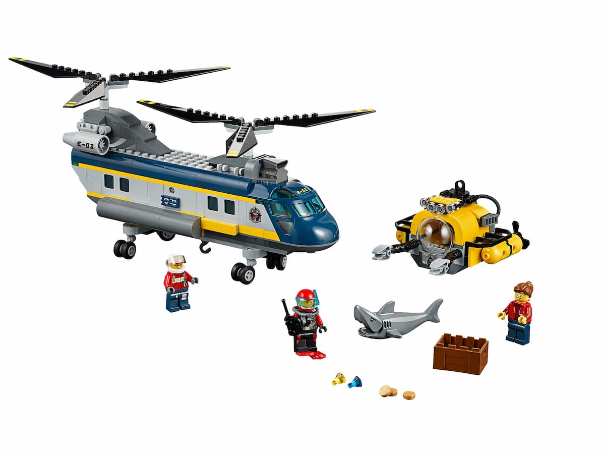 Deep Sea Helicopter LEGO set (#60093-1)