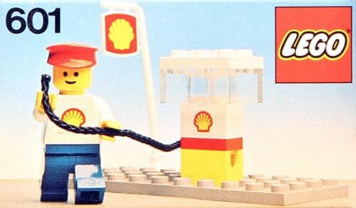 Petrol Pump LEGO set (#601-1, 1978)