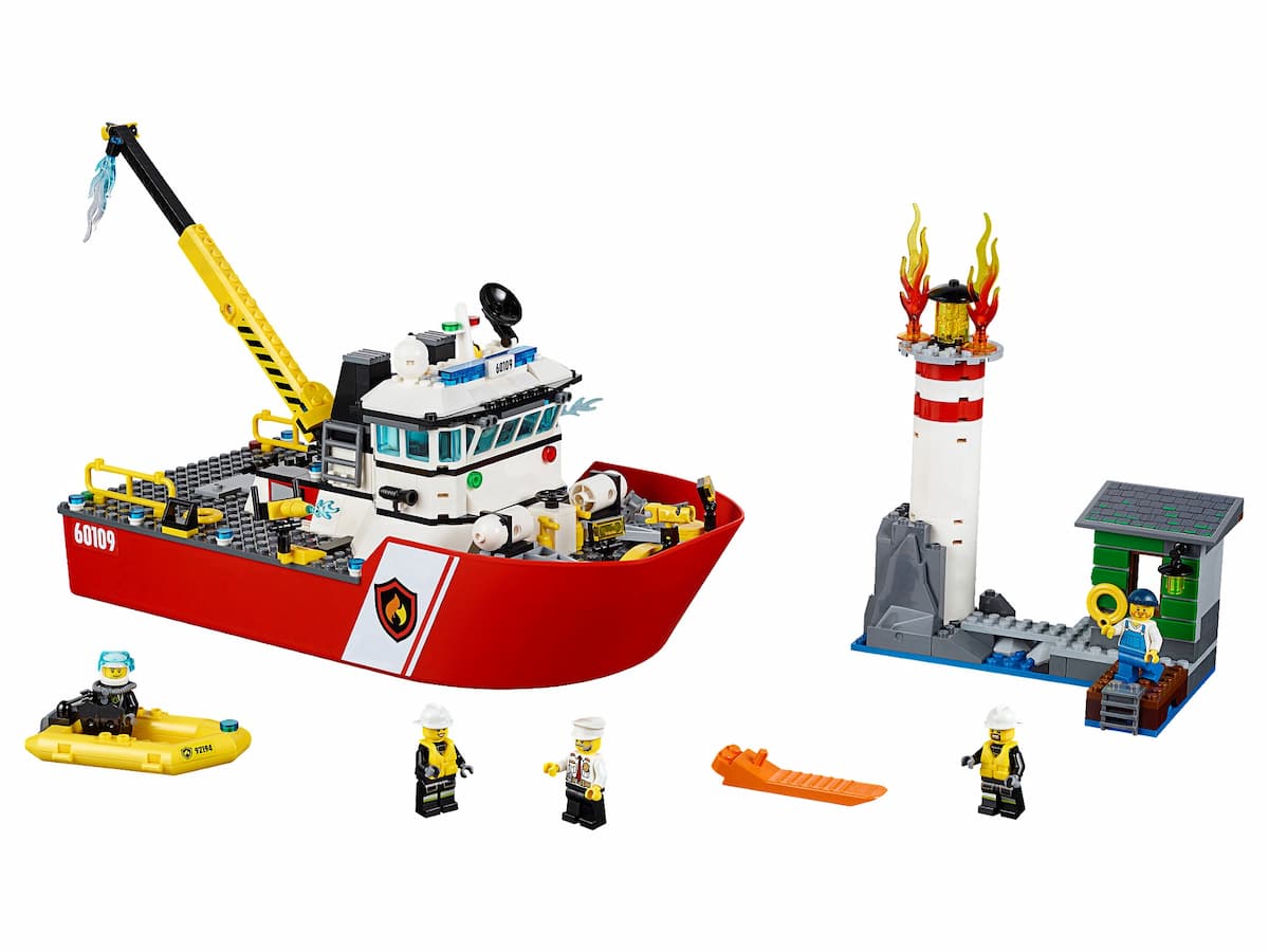 Fire Boat LEGO set (#60109-1)