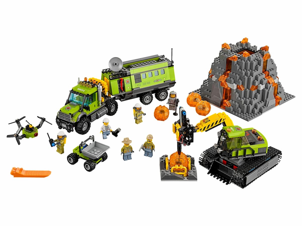 Volcano Exploration Base LEGO set (#60124-1)