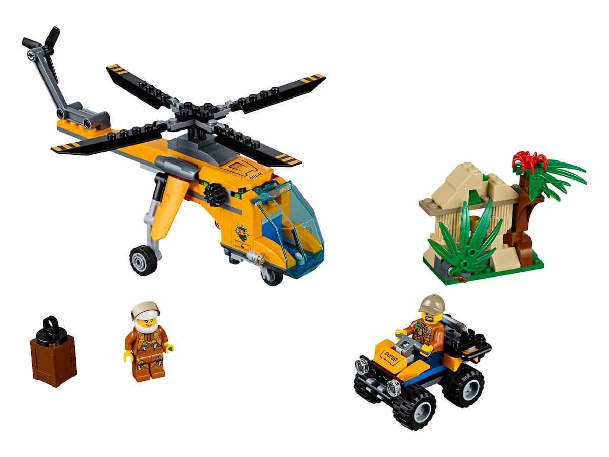 Jungle Cargo Helicopter LEGO set (#60158-1)