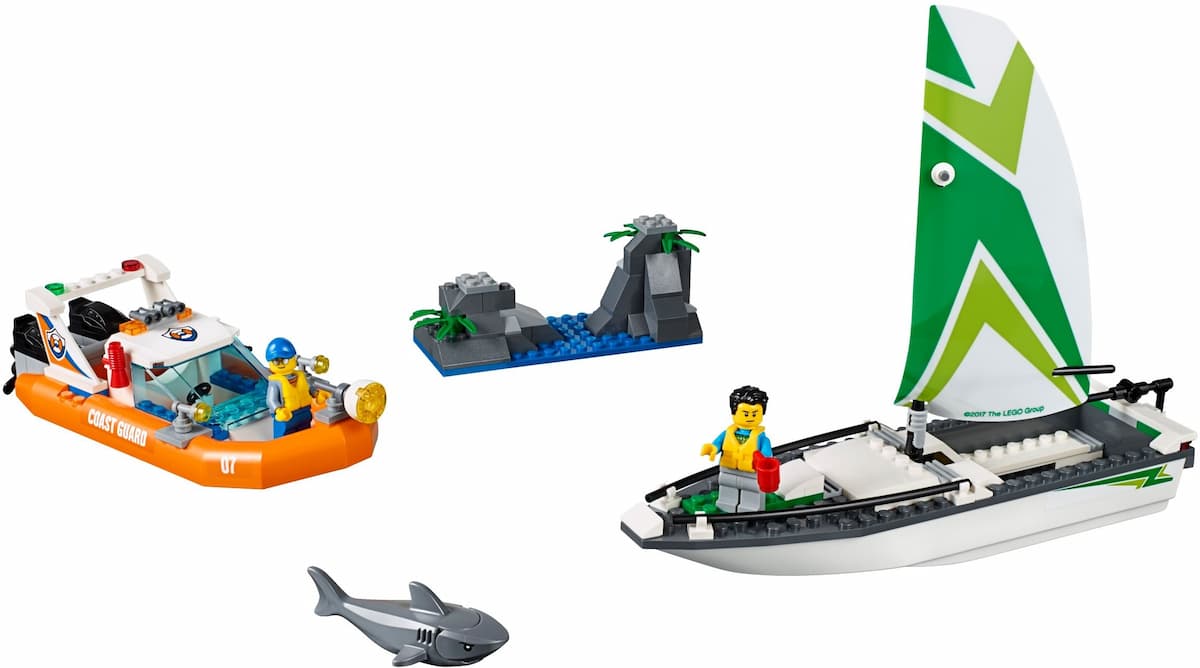 Sailboat Rescue LEGO set (#60168-1)