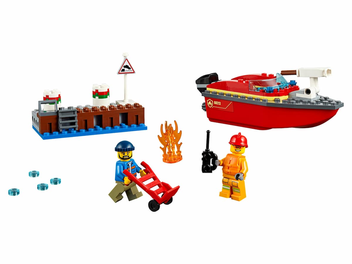 Dock Side Fire LEGO set (#60213-1)
