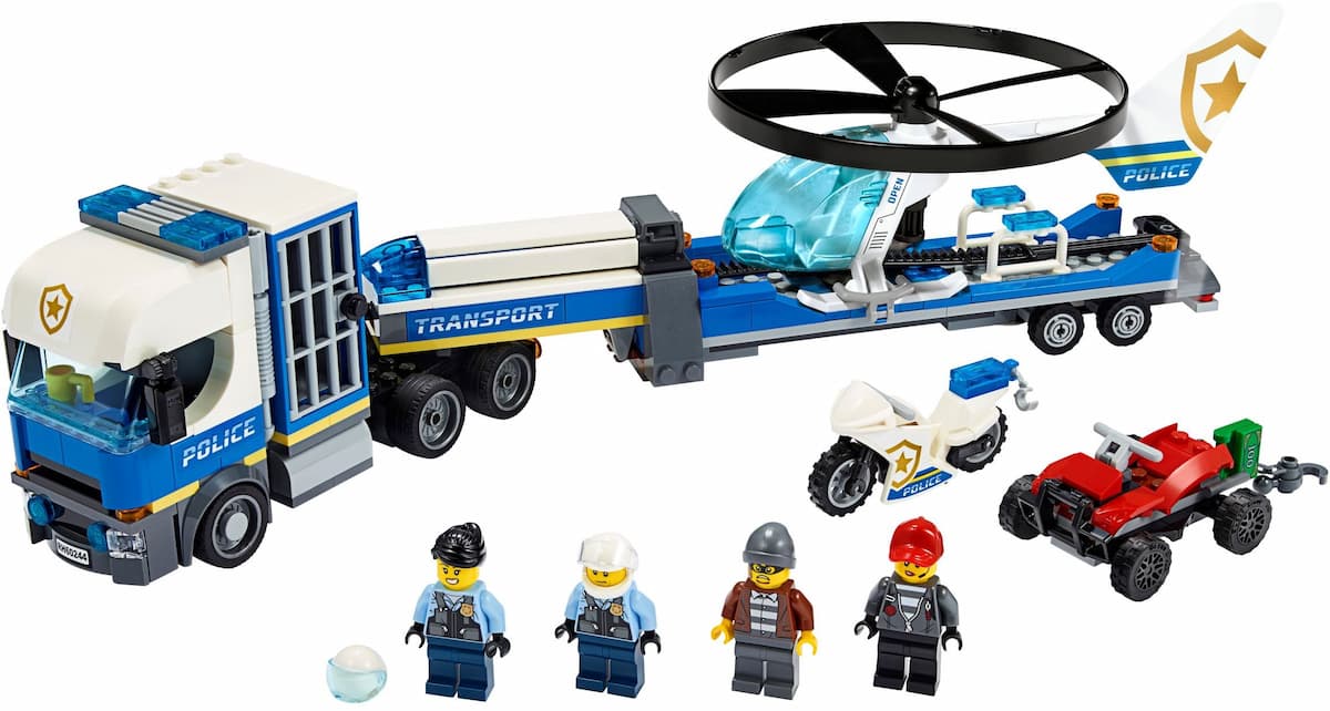 Police Helicopter Transport LEGO set (#60244-1)