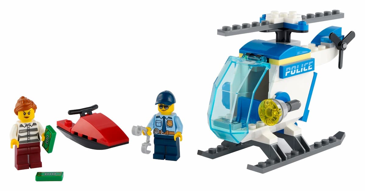 Police Helicopter LEGO set (#60275-1)