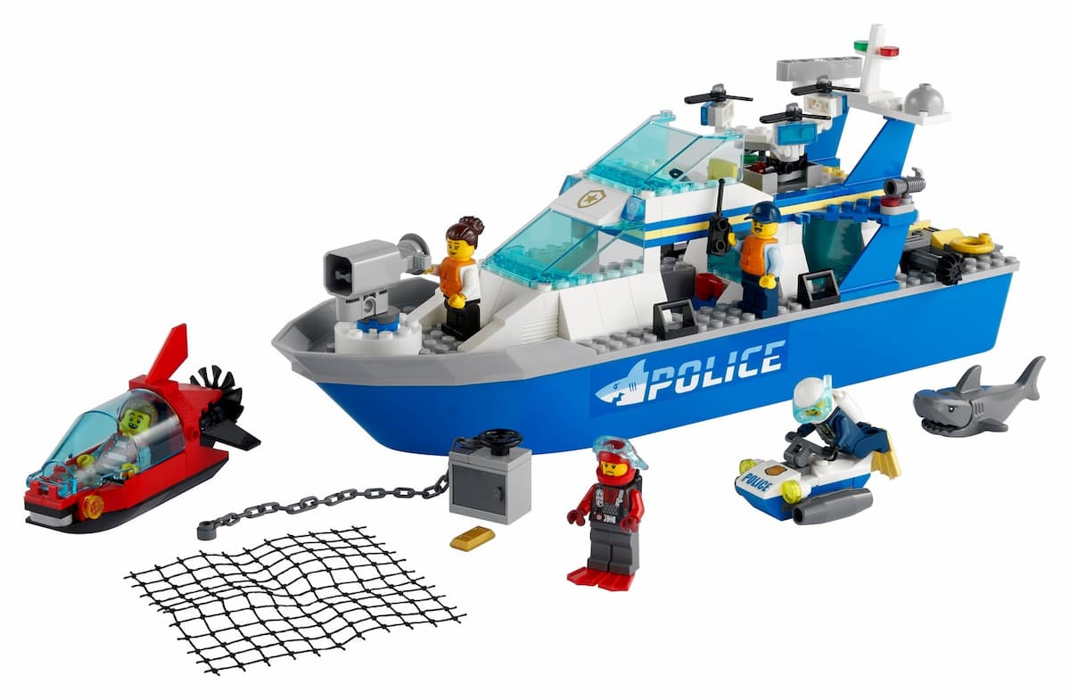 Police Patrol Boat LEGO set (#60277-1)