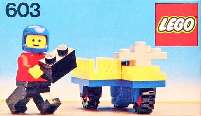 Motorbike LEGO set (#603-1, 1978)