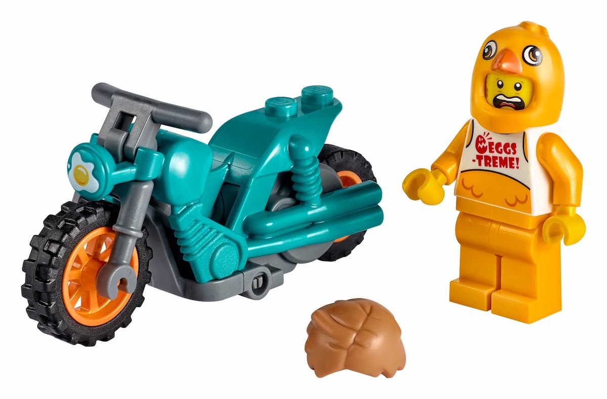 Chicken Stunt Bike LEGO set (#60310-1)